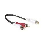 Intronics Audio splitter cable 1x RCA female - 2x RCA maleAudio splitter cable 1x RCA female - 2x RCA male (AK2020)